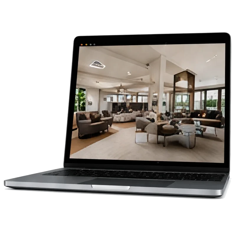 MM Viewer presenting an independent 360 degree virtual tour